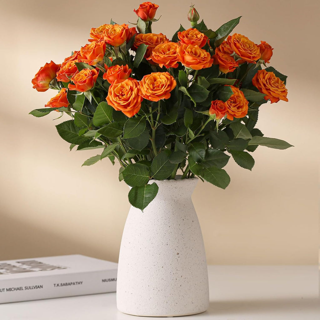 Modern Green Flower Vase — 7" - View 3