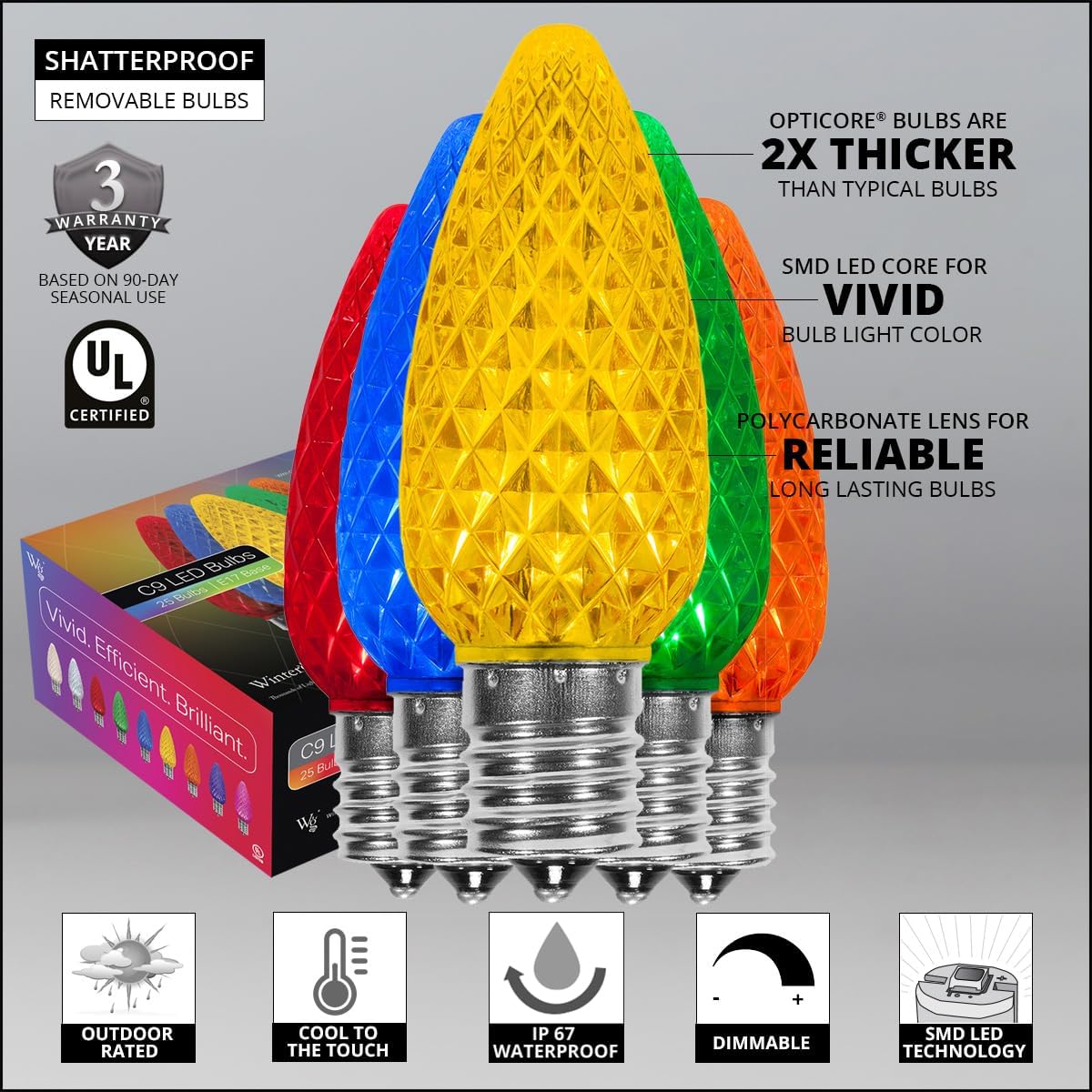Blue Smart Bulb - View 3