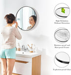 Black Round Mirror — 24" - View 4