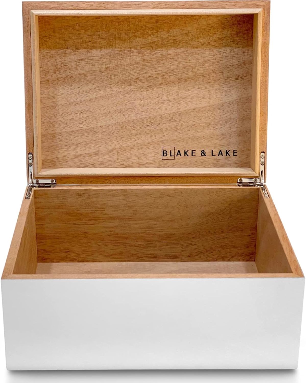 Red Storage Basket — White