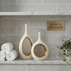 Farmhouse Beige Flower Vase - View 5
