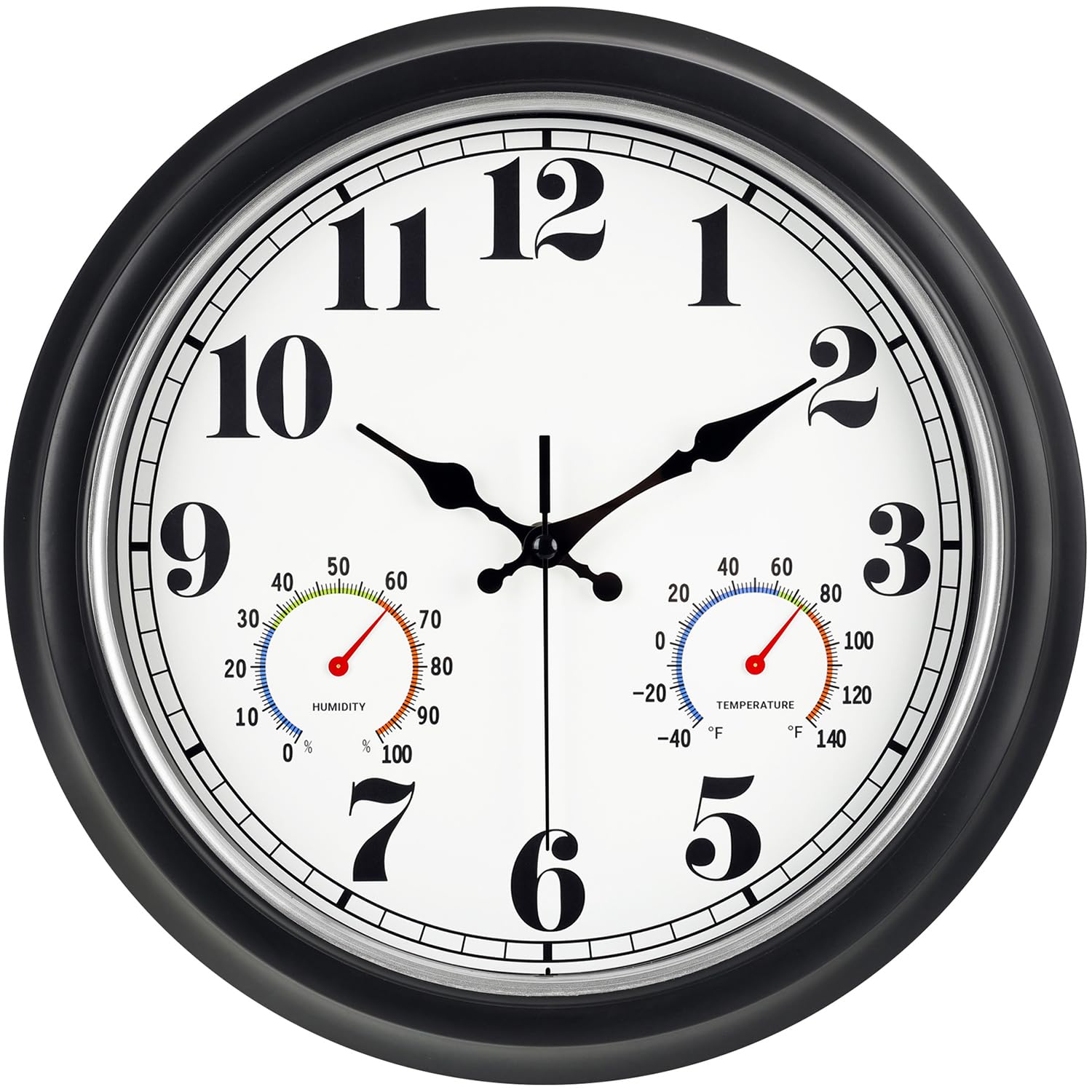 Vintage Black Wall Clock