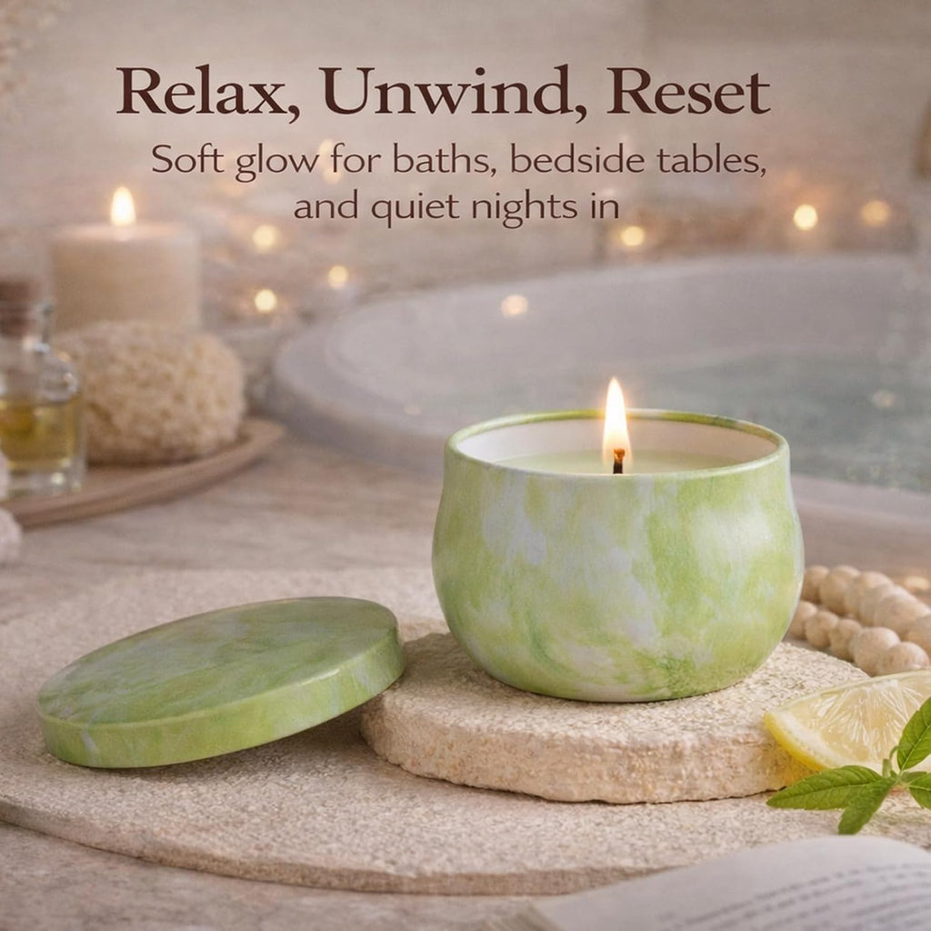 Soy Wax Metal Scented Candle - View 5