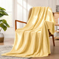 Brown Throw Pillow — 50" — Chevron-lightyellow