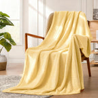 Brown Throw Pillow — 50" — Chevron-lightyellow