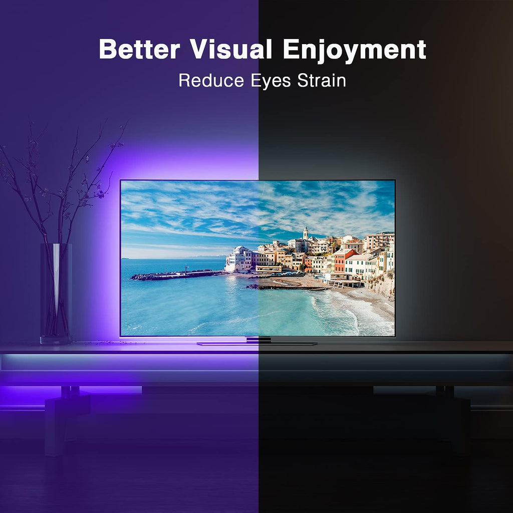 USB Metal LED Strip Lights — 65" - View 6