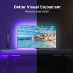USB Metal LED Strip Lights — 65" - View 6