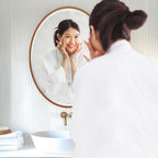 Beveled Luxe Beige Wall Mirror — 31" - View 5