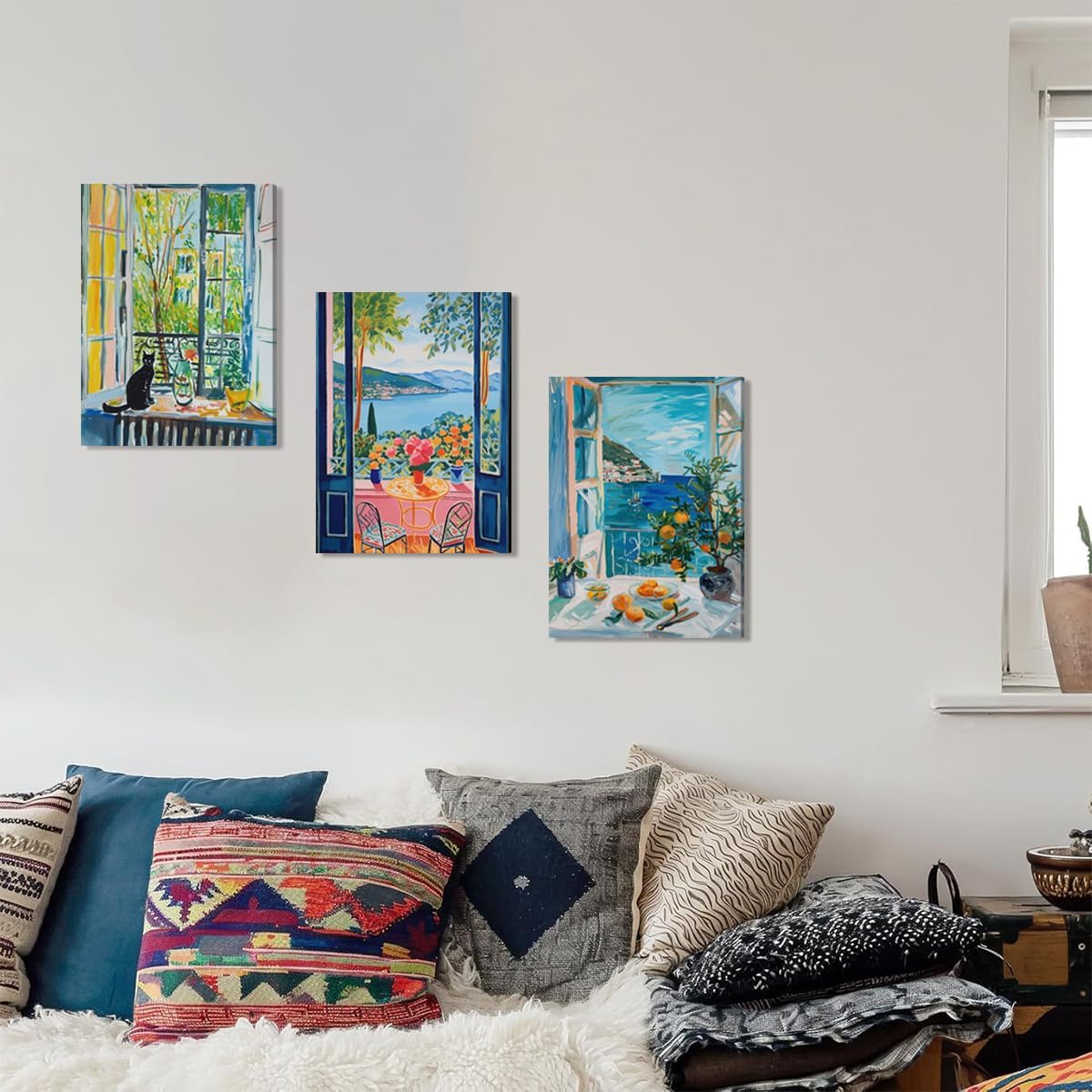 Framed Green Wall Decor — 24" - View 5