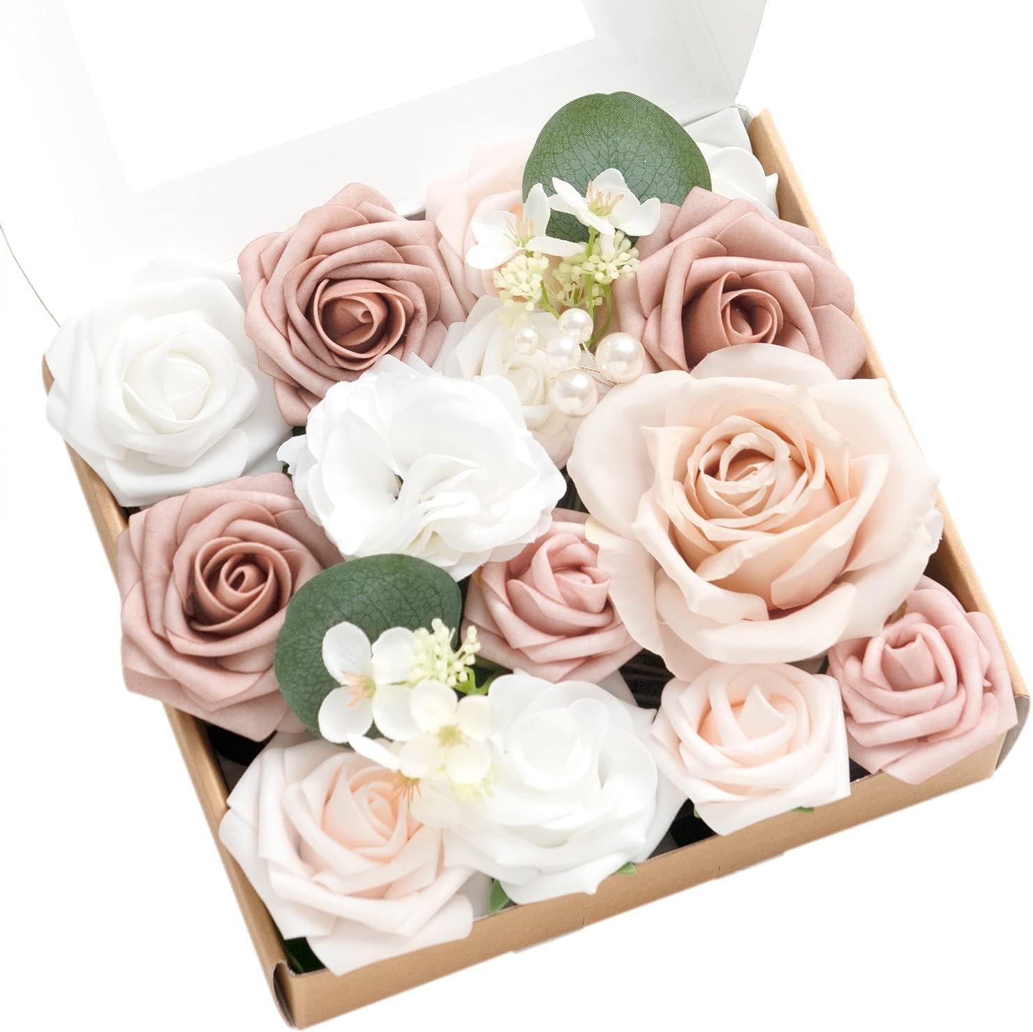 Beige Artificial Plant — Dusty Rose