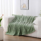 Beige Throw Pillow — 60" - View 2