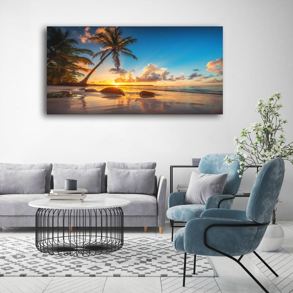 Framed Beige Wall Art — 40" - View 7