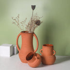 Farmhouse Orange Vase - View 2