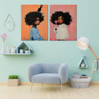 Modern Black Wall Decor — 16" - View 2