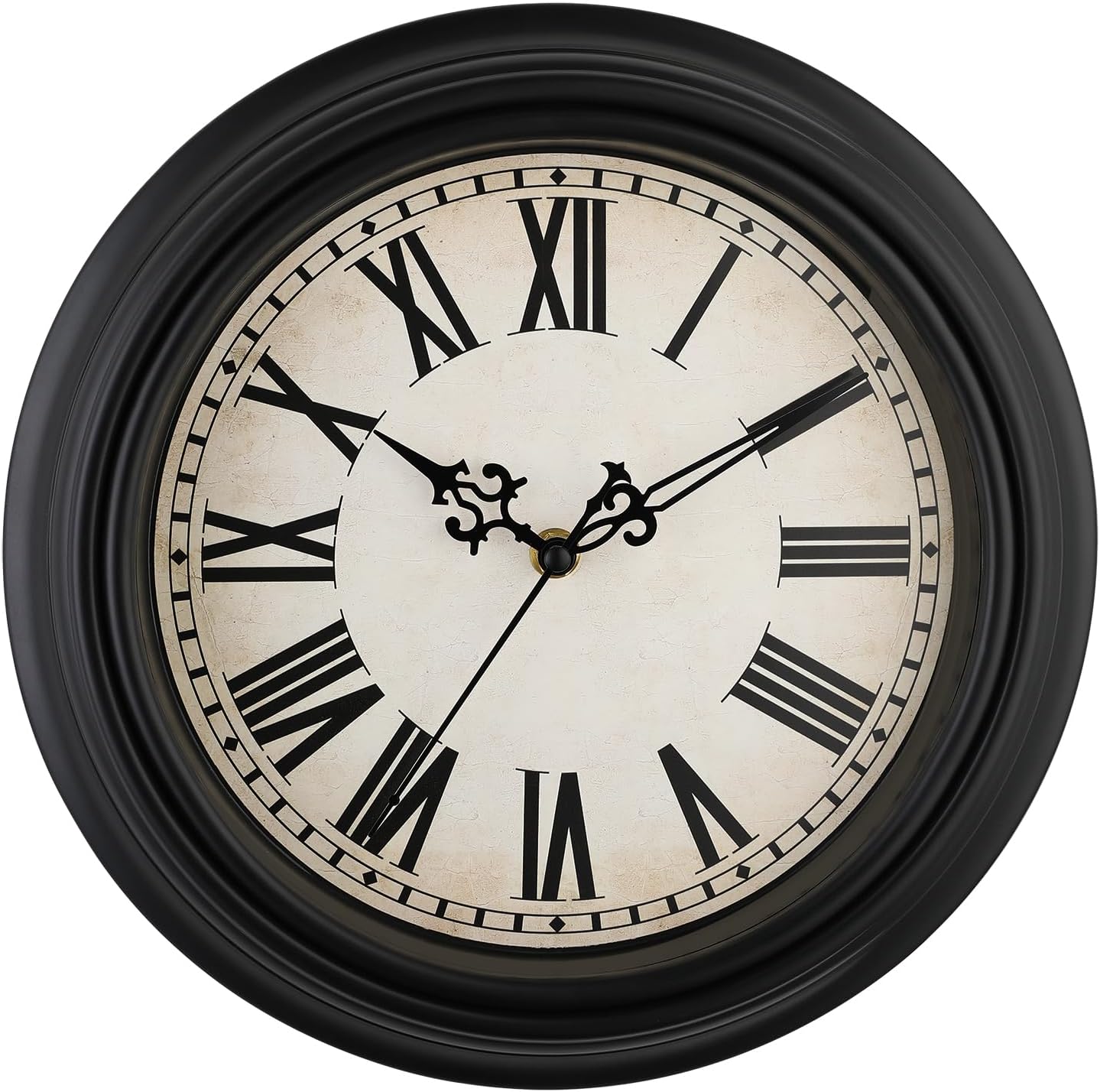 Battery Operated Mid-Century Black Wall Art — 13" — Black