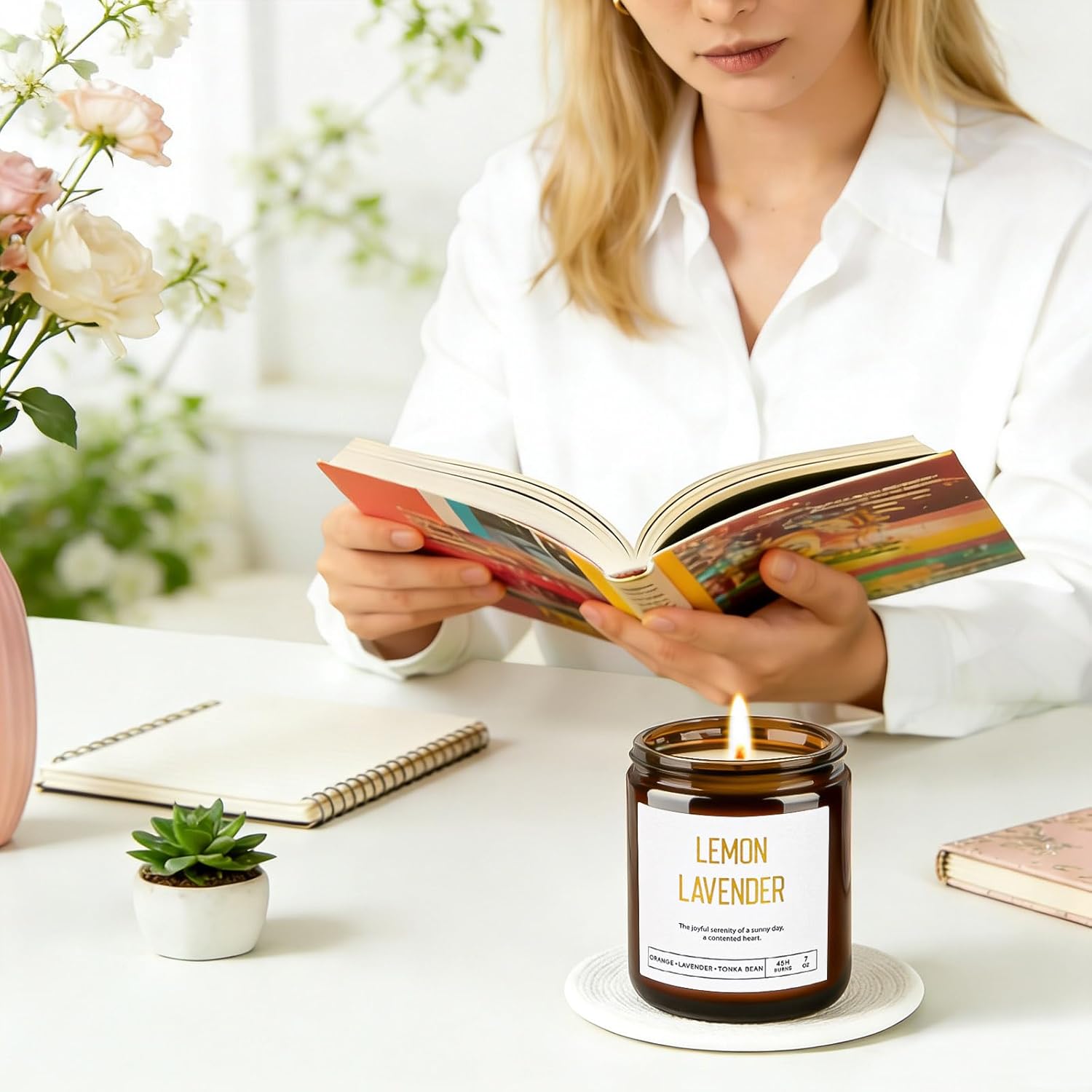 Soy Brown Scented Candle - View 6