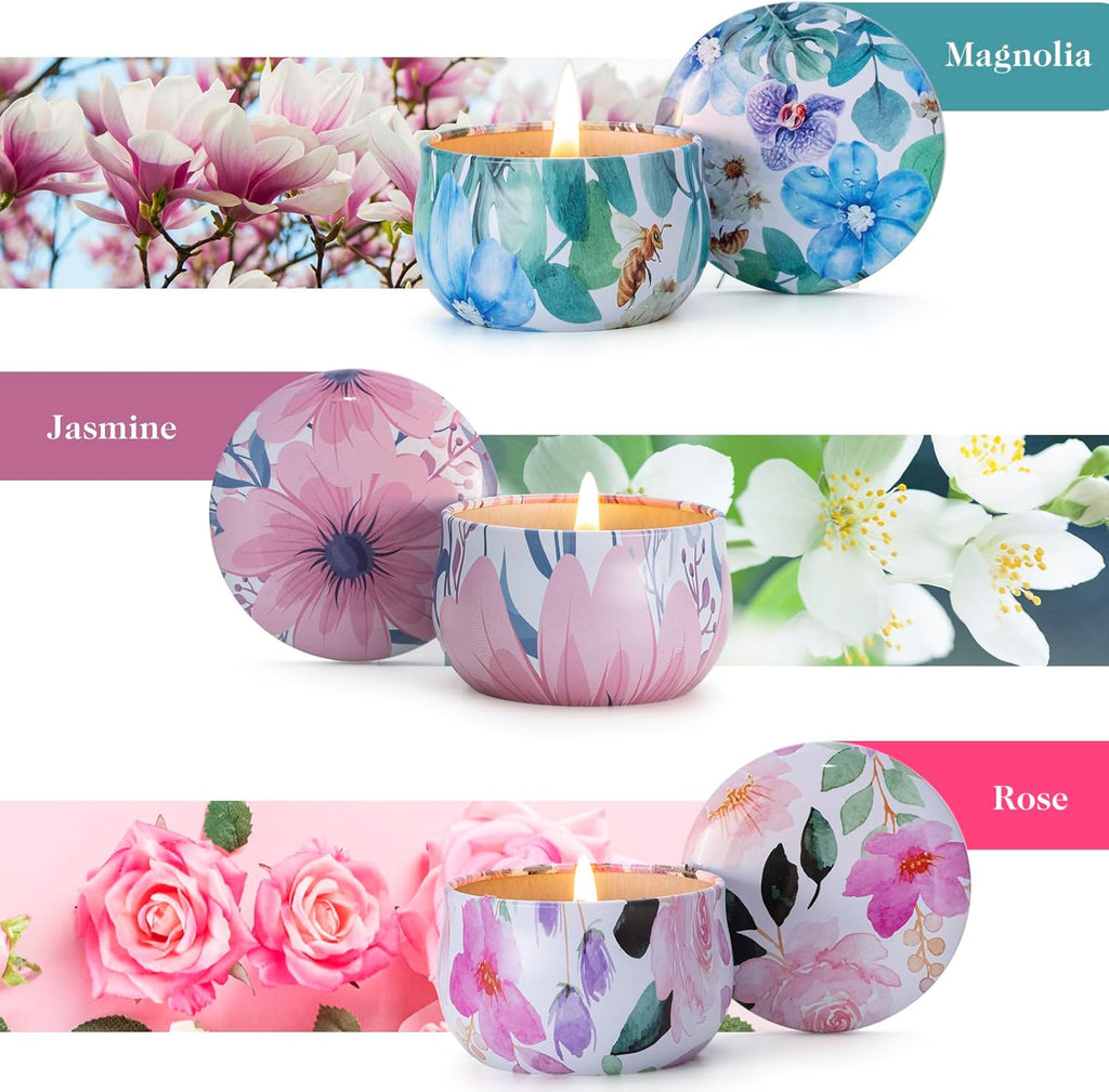 Soy Pink Scented Candle - View 2