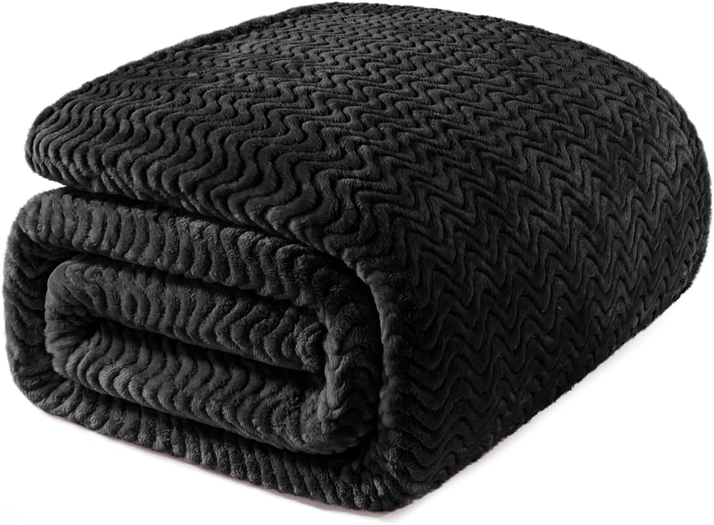 Black Throw Pillow — 70" — Black