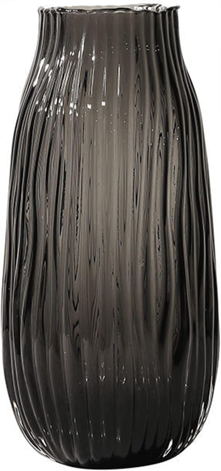 Boho Blue Decorative Vase — Smoke Grey