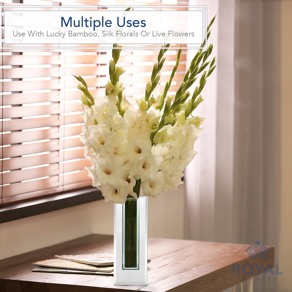 Modern Glass Mirror — 13.5" - View 2