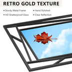 Framed Farmhouse Black Wall Mirror — 28" - View 4