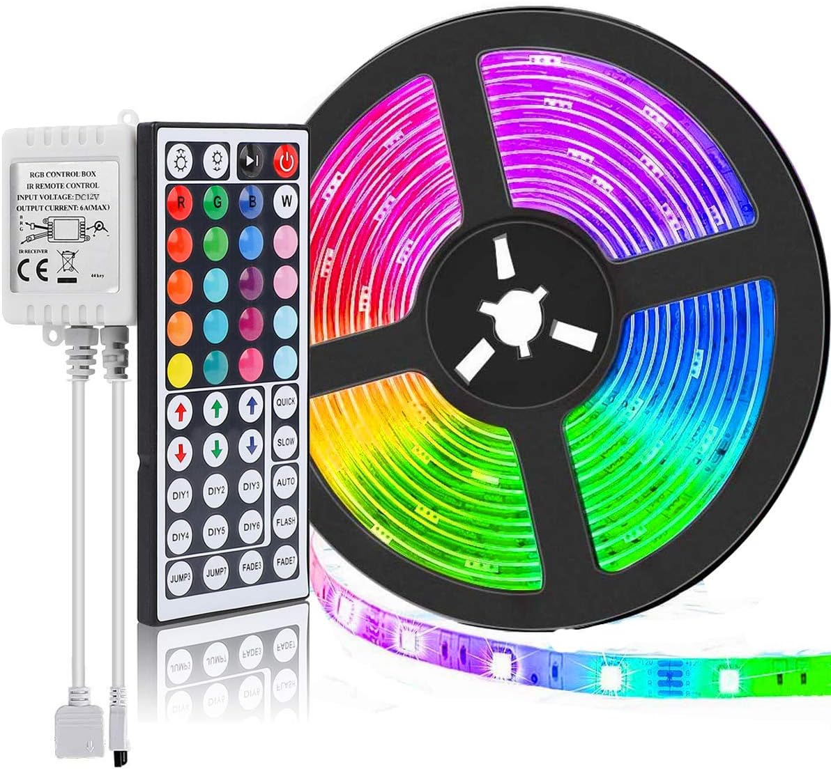 RGB Metal LED Strip Lights — 16.4 ft