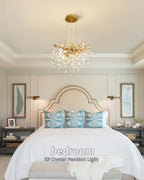 Round Luxe Black Chandelier — 6-Light - View 7