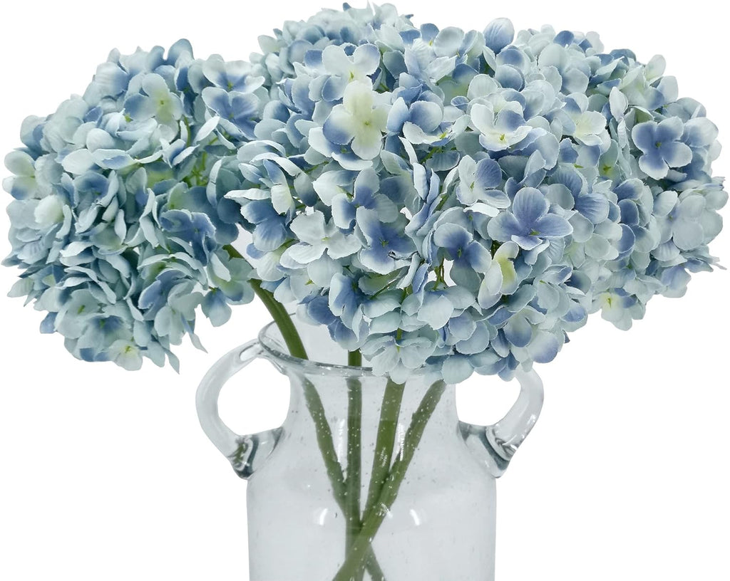 Beige Artificial Flowers — Bluish Grey