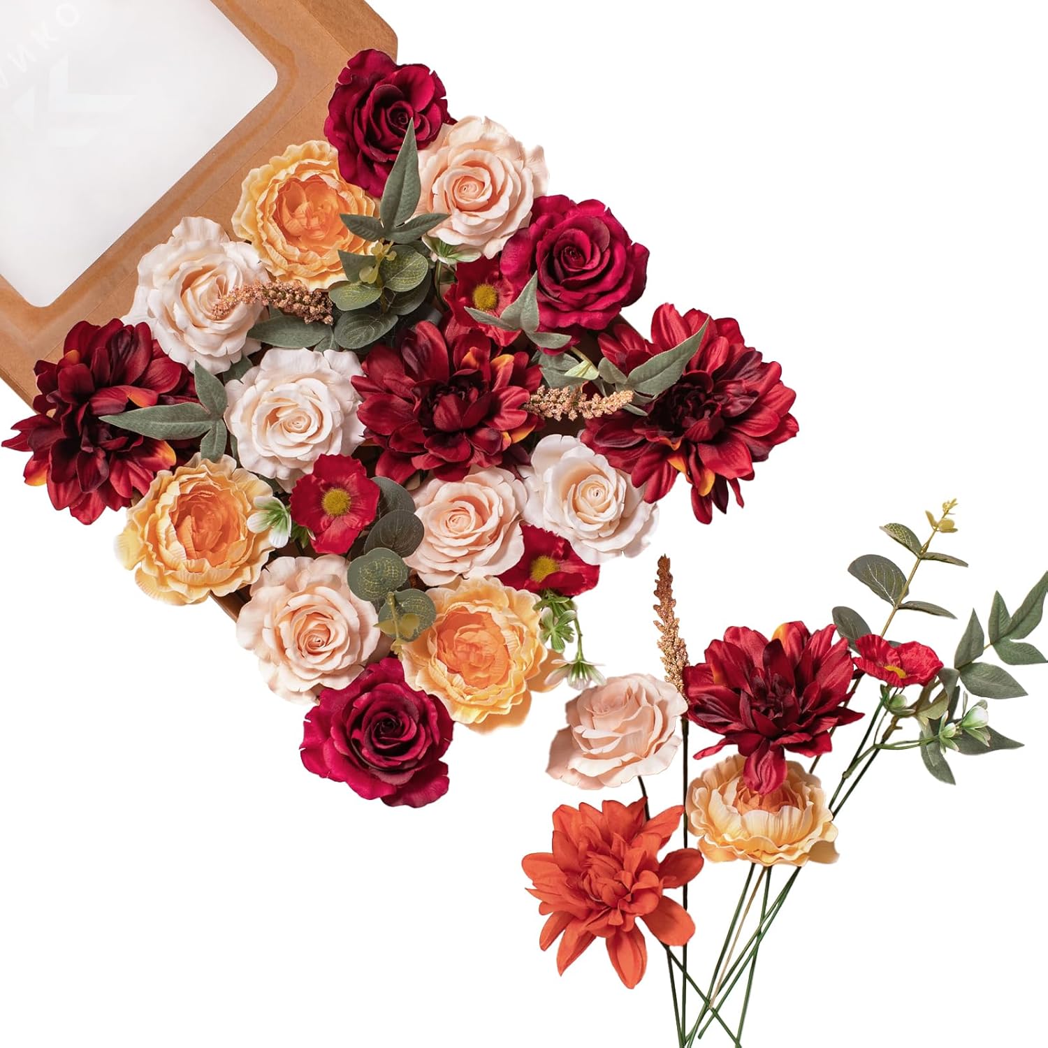 Beige Artificial Flowers — Rustic Terracotta