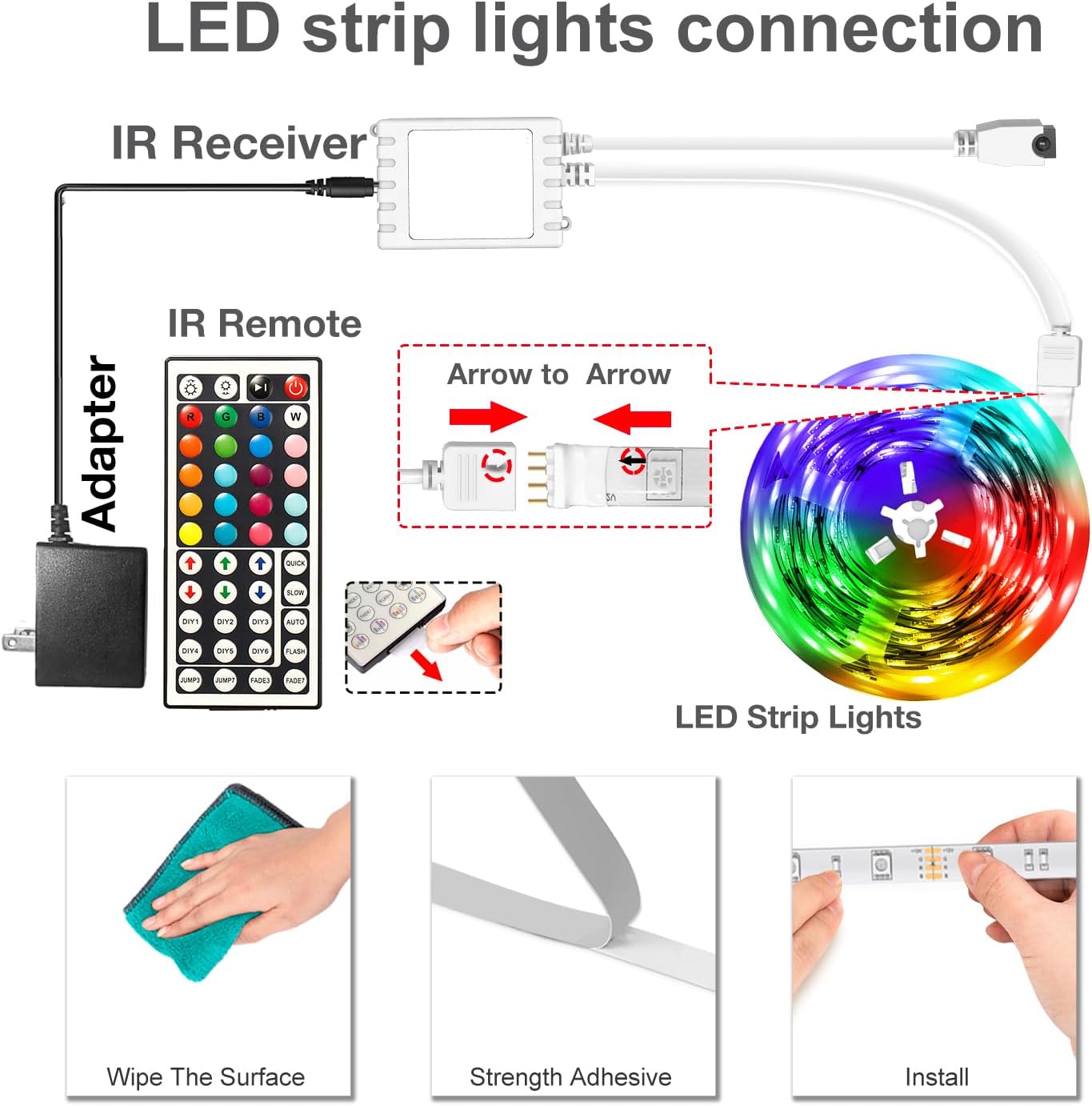 Smart Metal LED Strip Lights - View 2