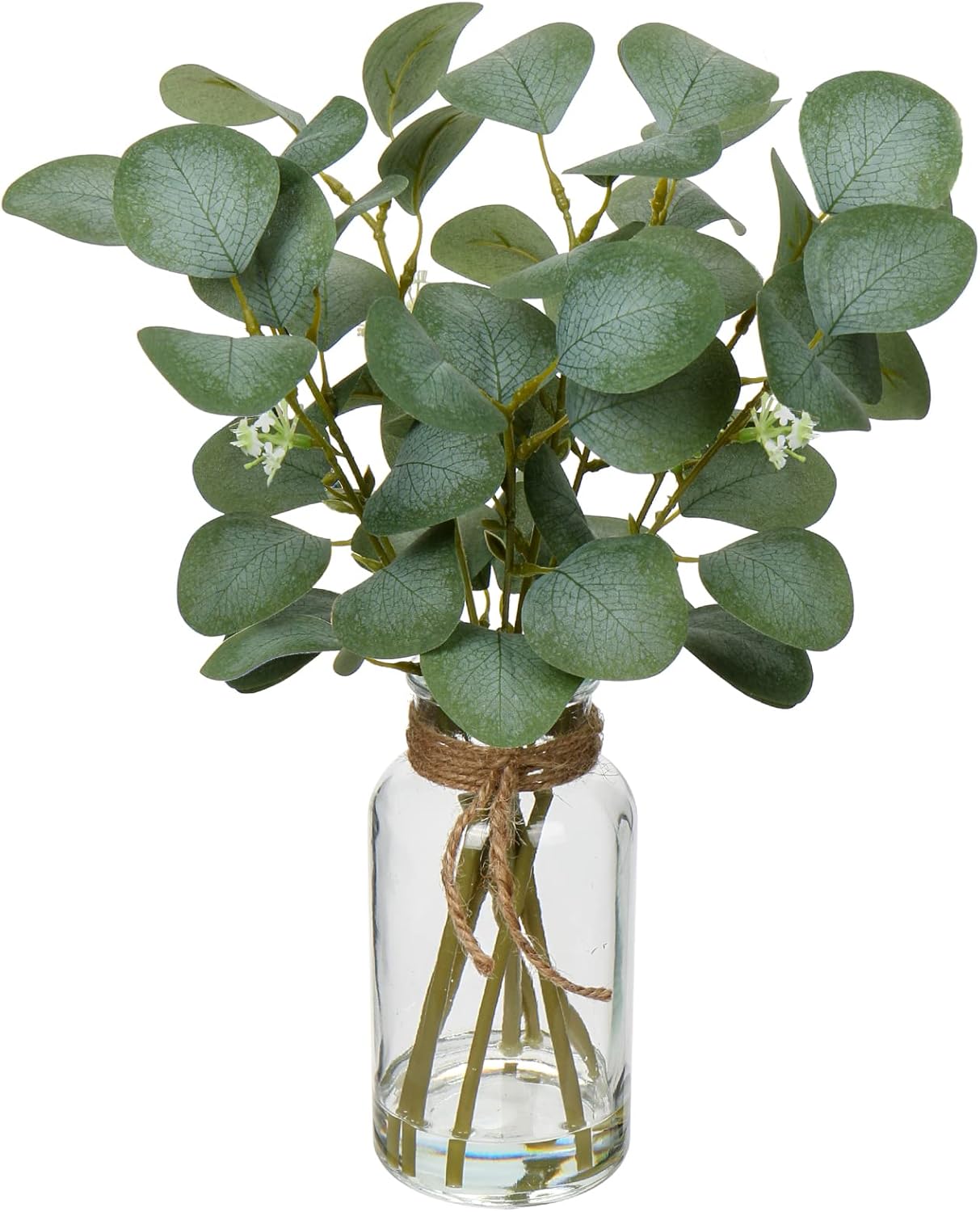Farmhouse Black Artificial Plant — 14" — Clear