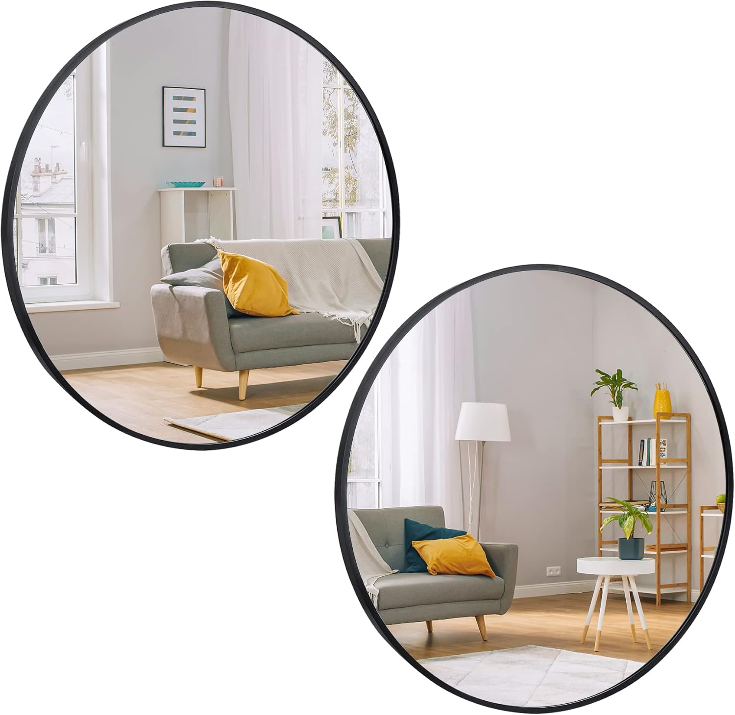Metal Wall Mirror — 18" — 2