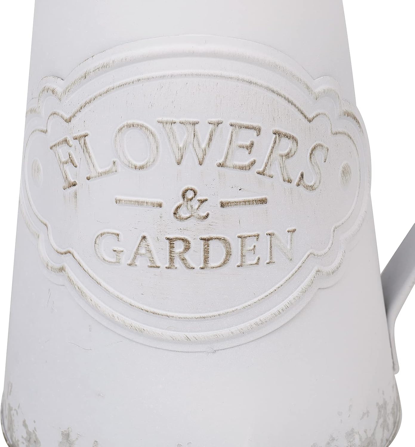 Vintage Farmhouse Metal Flower Vase - View 3