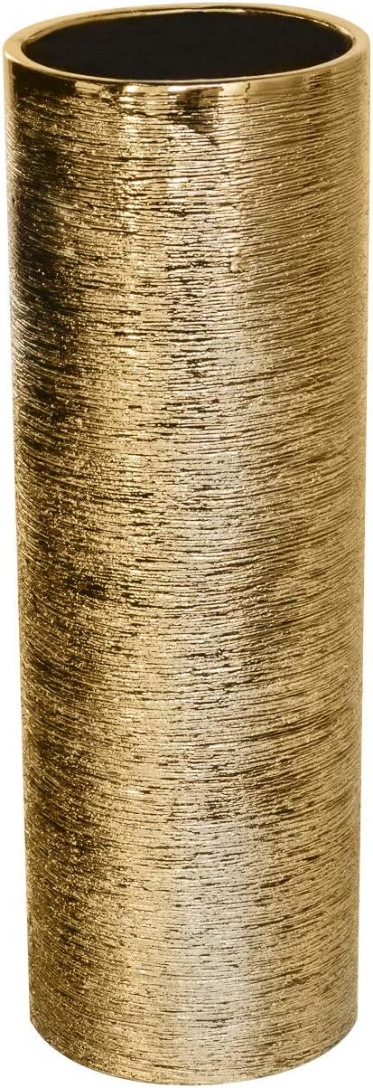Luxe Gold Vase — 4" — Cylinder (4x12)