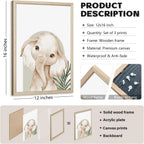Framed Wood Canvas Wall Art — 12" - View 2