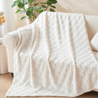 Beige Throw Pillow — 50" - View 4