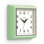 Mid-Century Black Wall Clock — 10"