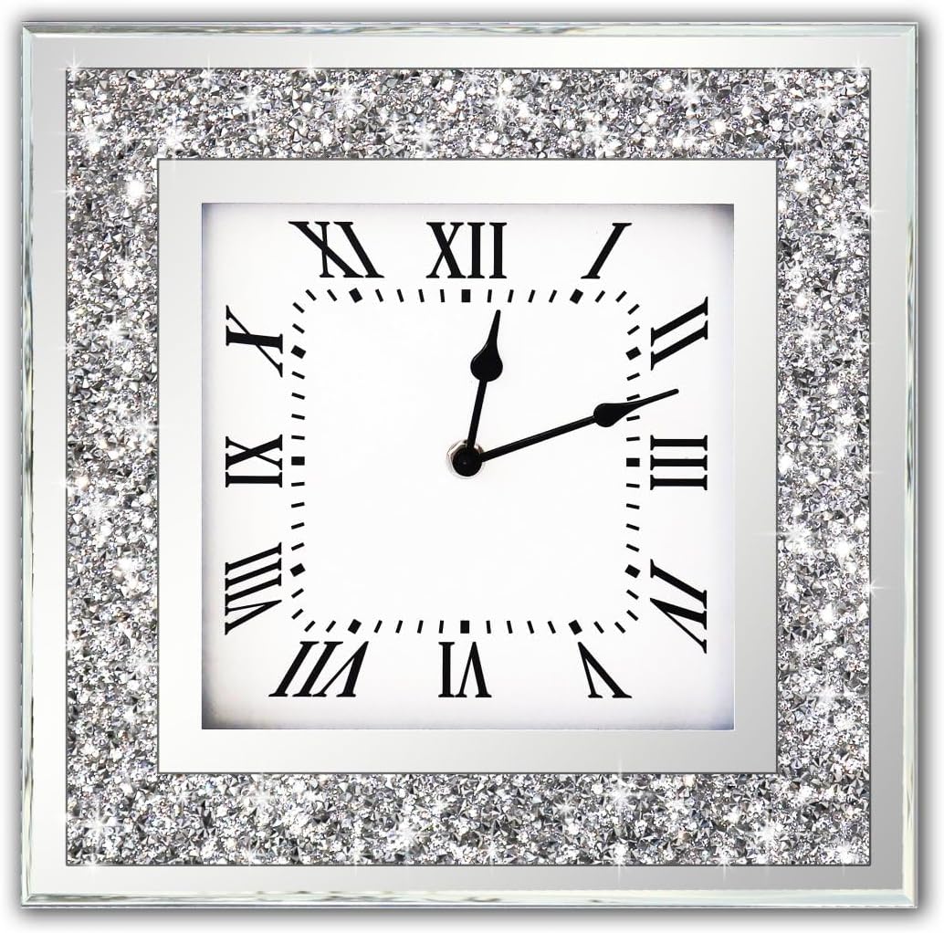 Luxe Silver Mirror — 12" — Bling Silver