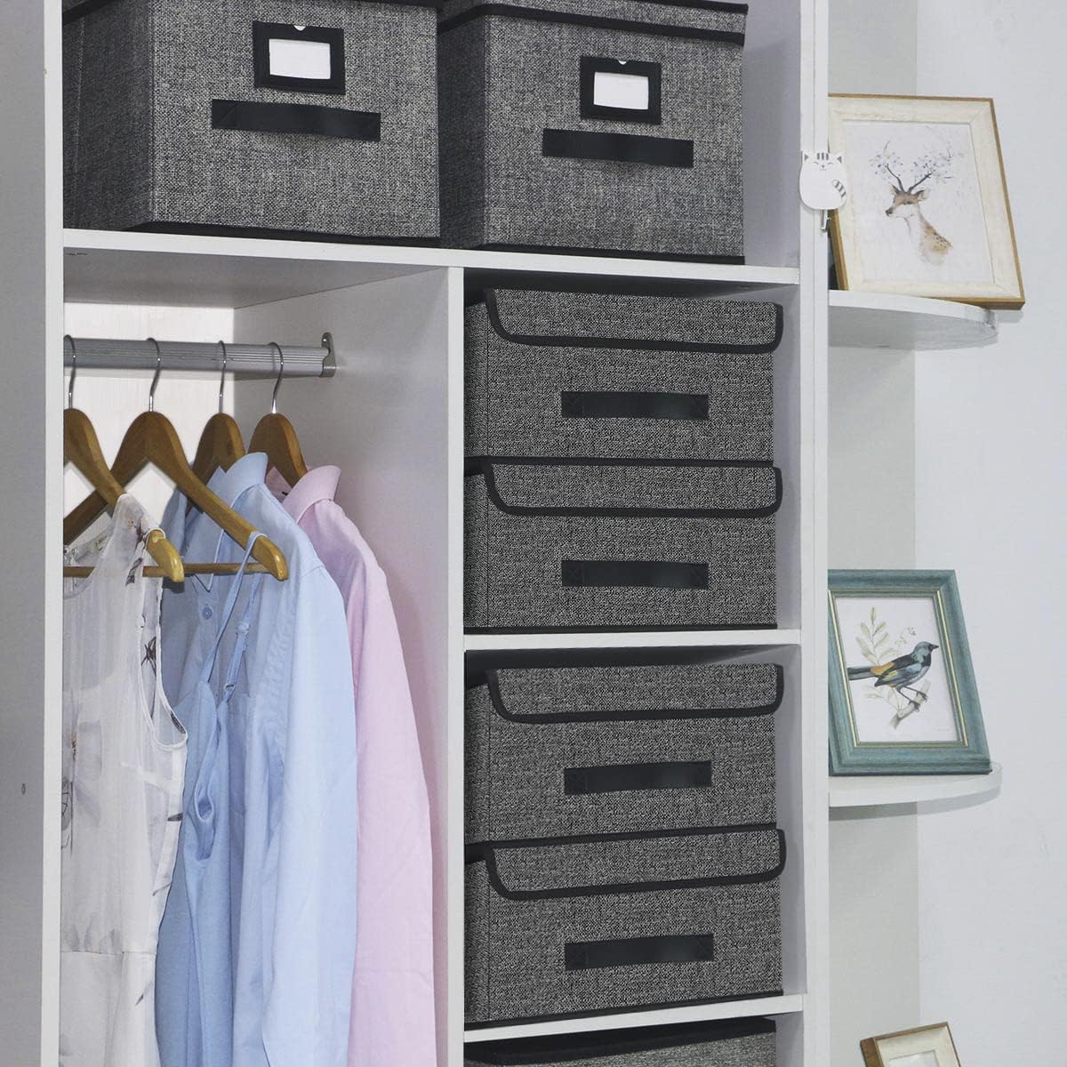 Linen Beige Storage Bin — 13" - View 8