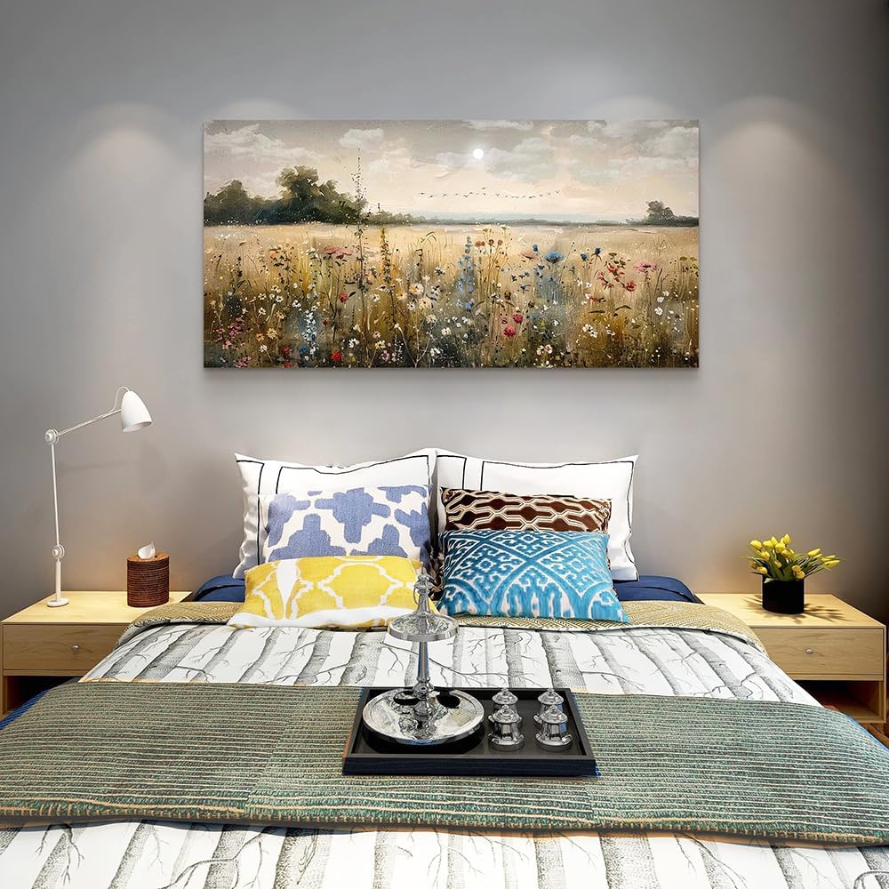 Vintage Farmhouse Blue Wall Decor — 40" - View 5
