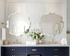 Beveled Beige Wall Mirror — 32" - View 5