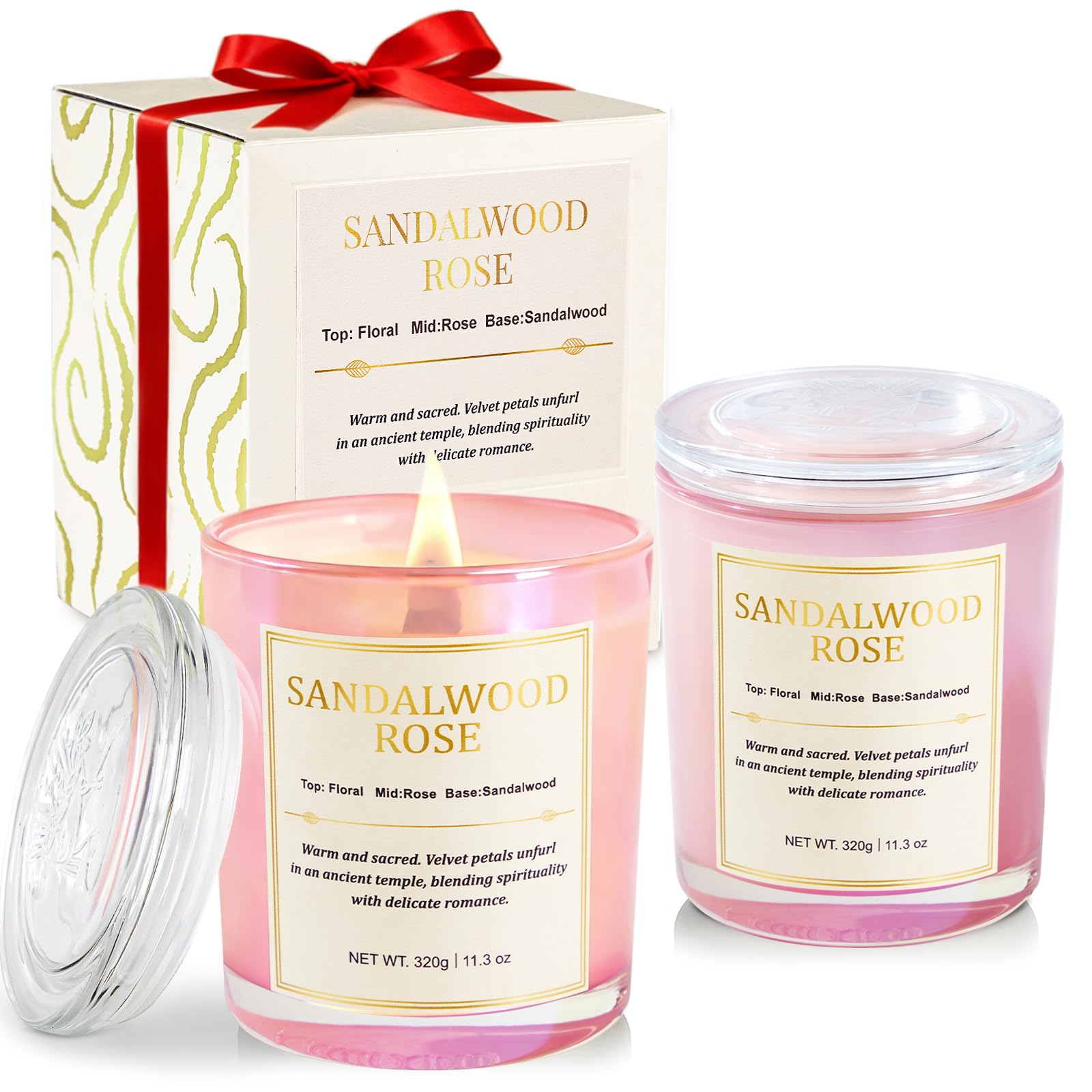 Soy Wax Beige Scented Candle