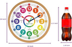 Battery Operated Blue Wall Clock — 14" - View 2