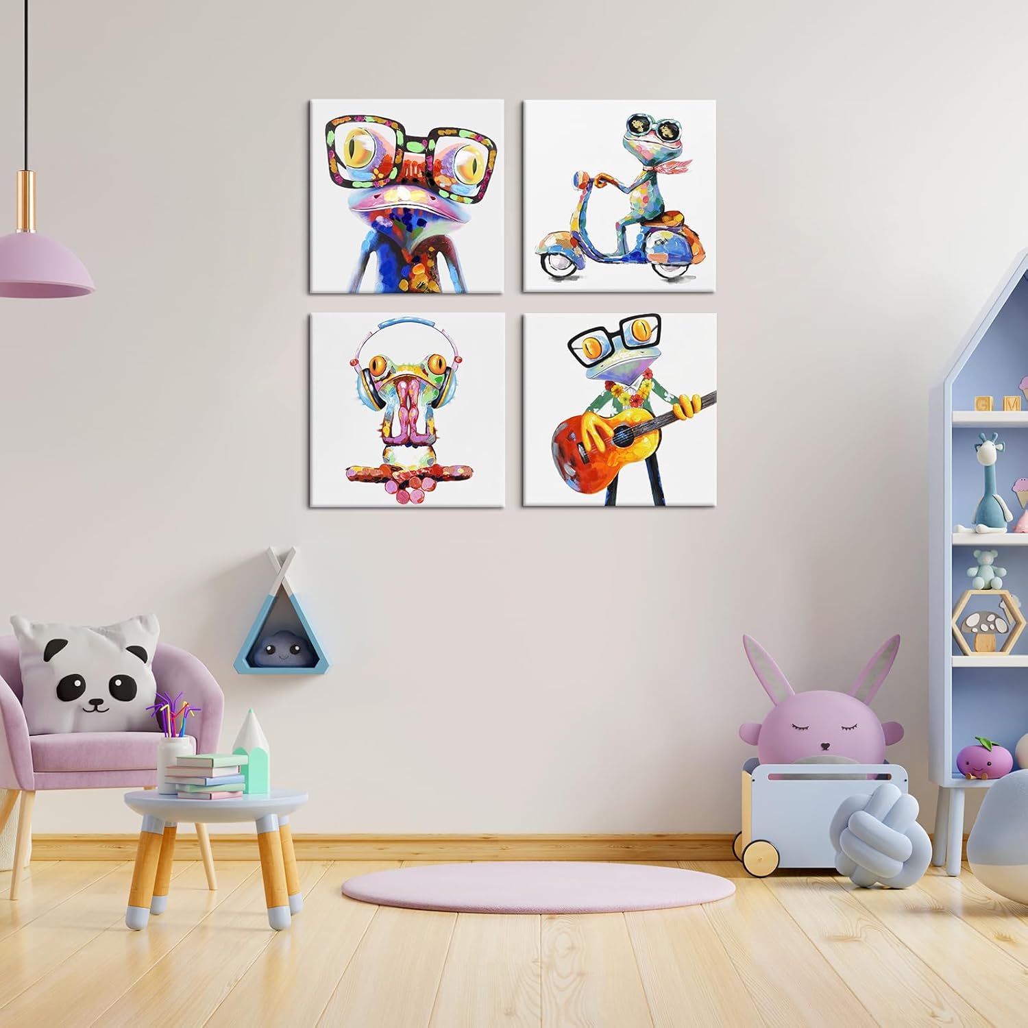 Modern Metal Canvas Wall Art — 12" - View 3
