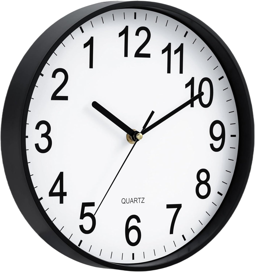 Battery Operated Wall Clock — 10" - View 2