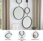 Round Modern Glass Mirror - View 3