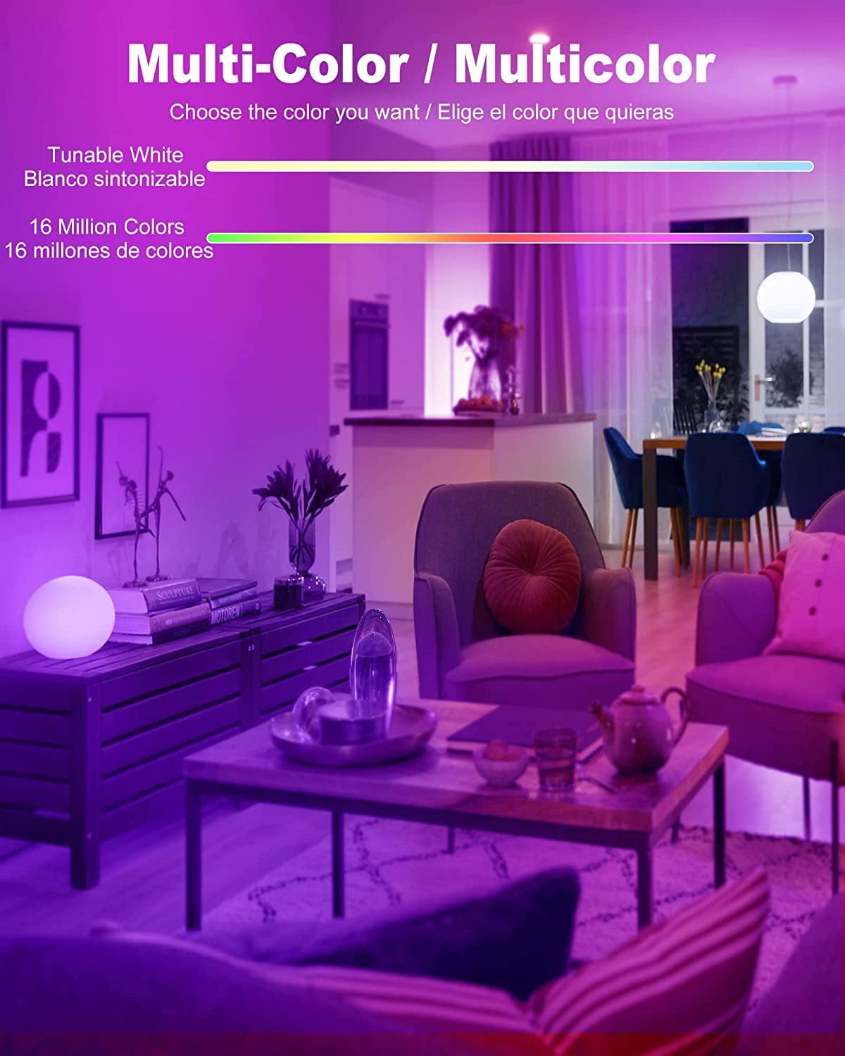 WiFi Metal Smart Light Bulb - View 5