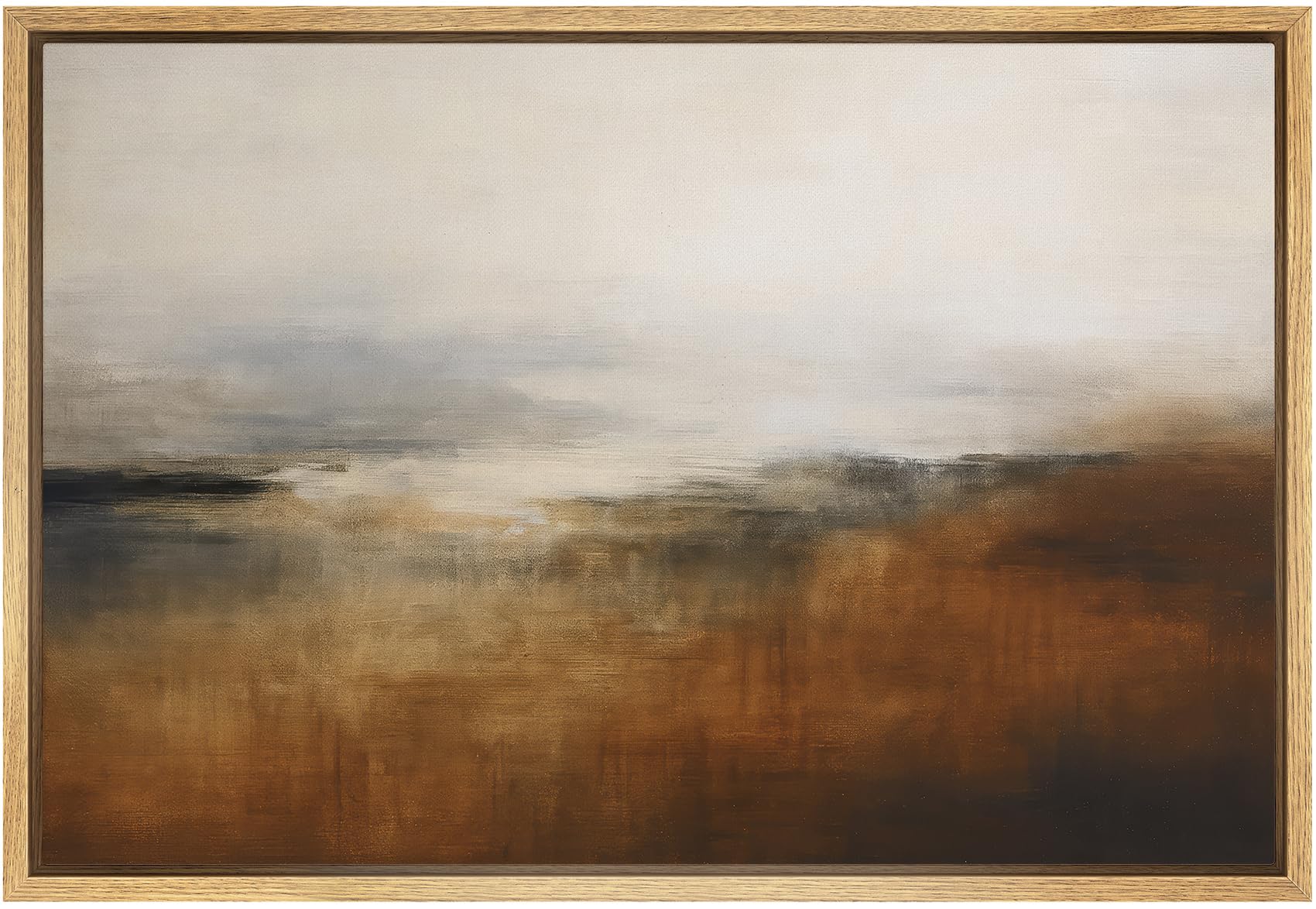 Framed Luxe Fabric Wall Art — 24"