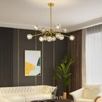 Luxe Black Chandelier — 36" - View 5