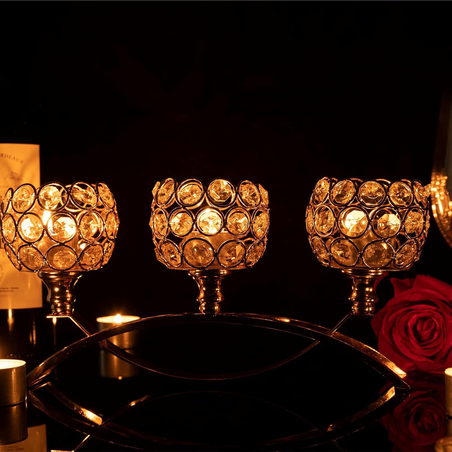Luxe Gold Candle — 5.5" - View 7